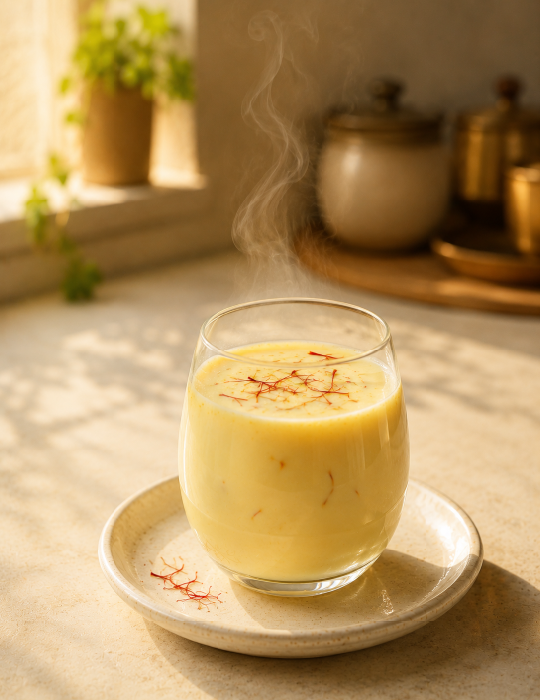 Saffron Milk - Pahadi Saffron Recipe